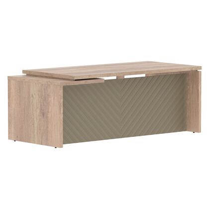Стол руководителя TORR LUX 2000x900x750, Основной цвет: Дуб Каньон Z/Капучино, Ширина: 900, Высота: 750, Глубина: 2000, Материал: ЛДСП, Вес: 105,6, Объем: 0,255, Бренд: ТАЙПИТ-МК ООО, Артикул для сайта: TLCT 209(R)post-test