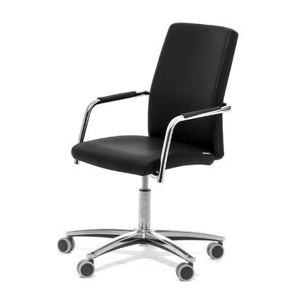 ВЕЛ_СИТ/WELL_SEAT Кресло на крестовине 44/55x41/54xh92/104, Минимальная высота: 92, Основной цвет: Чернй/Хром, Ширина: 55, Высота: 104, Глубина: 54, Максимальная ширина: 55, Максимальная глубина: 54, Минимальная ширина: 44, Максимальная высота: 104, Минимальная глубина: 41, Вес: 16,5, Объем: 0,13, Бренд: ЦЕНТРЭКСИМ ООО, Артикул для сайта: Well_seat 5starNew Ecotex 3001 blackpost-test