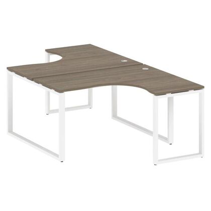 Метал Систем Рабочая станция криволинейная на О-образном м/к 1400x2435x750, Основной цвет: Вяз Благородный/Металл белый, Ширина: 1400, Высота: 750, Глубина: 2435, Максимальная ширина: 1400, Максимальная глубина: 2435, Максимальная высота: 750, Объем: 0,403, Бренд: РИВА ООО, Артикул для сайта: БО.РАС-СА-2.3post-test