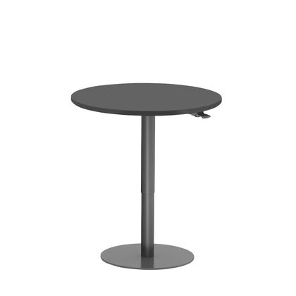 СИТ-ТУ-СТЭНД/SIT-TO-STAND Стол d80xh71/114, Основной цвет: Графит/Черный, Минимальная высота: 71, Высота: 114, Максимальная высота: 114, Максимальный диаметр: 80, Вес: 31,3, Объем: 0,035, Бренд: ЦЕНТРЭКСИМ ООО, Артикул для сайта: SitStand d80 151 blackpost-test