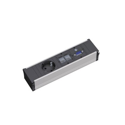 ПАУЕР ФРЭЙМ/POWERFRAME Электрический блок 1+2Cat5e+1VGA 224x60, Основной цвет: Чёрный, Ширина: 224, Глубина: 60, Максимальная ширина: 224, Максимальная глубина: 60, Вес: 0,31, Объем: 0,001, Бренд: ЦЕНТРЭКСИМ ООО, Артикул для сайта: 317.113post-test