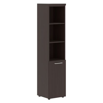 ТОРР ЗЕТ/TORR-Z Шкаф колонка с глухой малой дверью и топом, правый 432х450х1968, Основной цвет: Венге Магия Z, Ширина: 432, Высота: 1968, Глубина: 450, Вес: 42,7, Объем: 0,11, Бренд: ТАЙПИТ-МК ООО, Артикул для сайта: THC 42.5(R)post-test