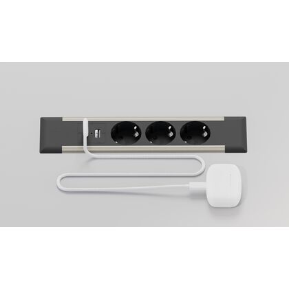 Блок розеток встраиваемый в стол 3 розетки USB-A USB-C 257x60x4, Основной цвет: Серебро/Черный, Ширина: 257, Высота: 4, Глубина: 60, Максимальная ширина: 257, Максимальная глубина: 60, Максимальная высота: 4, Вес: 0,663, Объем: 0,002, Бренд: РИВА ООО, Артикул для сайта: G4103T-2AC.Npost-test