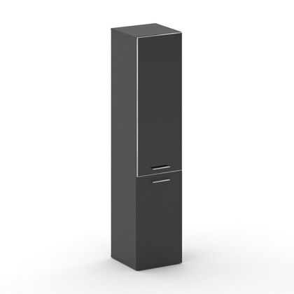 Кросс Шкаф узкий высокий 450x460x2000, Основной цвет: Базальт UM/Черный UM/ЛакобельЧерный, Ширина: 450, Высота: 2000, Глубина: 460, Максимальная ширина: 450, Максимальная глубина: 460, Максимальная высота: 2000, Объем: 0,098, Бренд: РИВА ООО, Артикул для сайта: CRU.SU-101 (R) whitepost-test