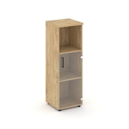 Стайл Проджект Шкаф средний узкий 400x400x1203, Основной цвет: Тиквуд Светлый/Прозрачный/Черный Ручки, Ширина: 400, Высота: 1203, Глубина: 400, Максимальная ширина: 400, Максимальная глубина: 400, Максимальная высота: 1203, Объем: 0,034, Бренд: РИВА ООО, Артикул для сайта: SN.STU-202(R)post-test