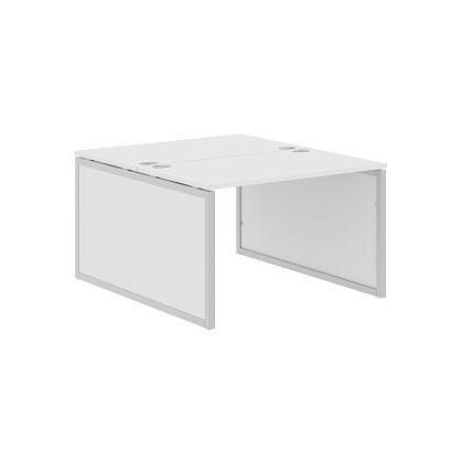 ИКСТЕН КЬЮ ПИ/XTEN-QP Стол 2-х местный 1200х1406х750, Основной цвет: белый/алюминий, Ширина: 1200, Высота: 750, Глубина: 1406, Материал: ЛДСП, Вес: 75,6, Объем: 0,203, Бренд: ТАЙПИТ-МК ООО, Артикул для сайта: XQPWST 1214post-test