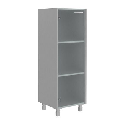 ОФФИКС НЬЮ/OFFIX NEW Шкаф колонка средняя со стекляной дверью 456х450х1329, Основной цвет: Металлик/Сатинат, Ширина: 456, Высота: 1329, Глубина: 450, Вес: 29,8, Объем: 0,089, Бренд: ТАЙПИТ-МК ООО, Артикул для сайта: OMC 45.2(L)post-test