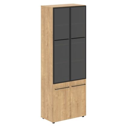 Шкаф комбинированный LOFTIS 800x430x2253, Основной цвет: Дуб Бофорд, Ширина: 430, Высота: 2253, Глубина: 800, Вес: 86,1, Объем: 0,164, Бренд: ТАЙПИТ-МК ООО, Артикул для сайта: LHC 80.2post-test