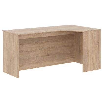 СИМПЛ/SIMPLE Стол эргономичный правый 1600x900x760, Основной цвет: Дуб сонома светлый, Ширина: 1600, Высота: 760, Глубина: 900, Материал: ЛДСП, Вес: 41,7, Объем: 0,076, Бренд: ТАЙПИТ-МК ООО, Артикул для сайта: SE-1600(R)post-test