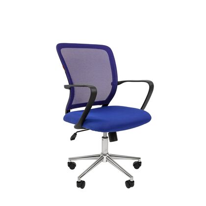 Офисное кресло ЧАИРМАН 698/CHAIRMAN 698 450х470х940/1035, Основной цвет: Синий, Ширина: 450, Диаметр крестовины мм (Мягкие кресла): 600, Высота: 940, Глубина: 470, Материал: Ткань TW/ Сетчатый акрил, Пятилучье форма: металлическая хромированная, Ролики: Стандарт BIFMA 5,1 (США), диаметр штока 11 мм, покрытие – полиуретан, Высота от пола до верхней части спинки, макс: 1035, Максимальная ширина: 450, Высота от пола до верхней части сиденья, мин: 470, Максимальная высота: 1035, Материал подлокотников: Пластиковые, Вес: 10, Механизм: с возможностью фиксации кресла в рабочем положении. Регулировка кресла по высоте, Гарантия: 2 года, Максимальная нагрузка: до 160 кг, Бренд: ТАЙПИТ-МК ООО, Высота спинки: 490, Высота от пола до верхней части спинки мин (Мягкие кресла): 940, Высота от пола до верхней части сиденья макс (Мягкие кресла): 565, Ширина между подлокотниками мин (Мягкие кресла): 450, Ширина между подлокотниками макс (Мягкие кресла): 450, Высота от пола до верхнего края подлокотника мин (Мягкие кресла): 675, Высота от пола до верхнего края подлокотника макс (Мягкие кресла): 770, Ширина по внешнему краю подлокотников мин мм (Мягкие кресла): 550, Ширина по внешнему краю подлокотников макс (Мягкие кресла): 550, Объем: 0,134, Артикул для сайта: 7077475post-test