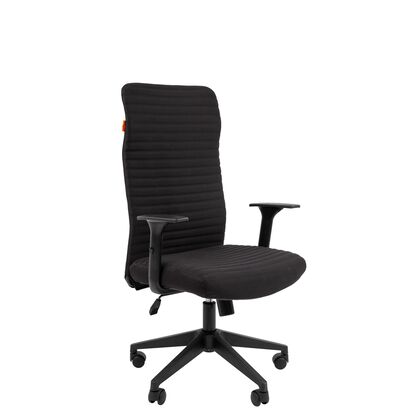 Офисное кресло ЧАИРМАН 611/CHAIRMAN 611 440х450х1100/1160, Основной цвет: Чёрный, Ширина: 440, Диаметр крестовины мм (Мягкие кресла): 650, Высота: 1100, Глубина: 450, Материал: Ткань полиэстер, Пятилучье форма: пластиковая, Ролики: стандарт BIFMA 5,1 (США), диаметр штока 11 мм, покрытие – нейлон, Высота от пола до верхней части спинки, макс: 1160, Максимальная ширина: 440, Высота от пола до верхней части сиденья, мин: 465, Максимальная высота: 1160, Материал подлокотников: пластиковые регулируемые, Вес: 10,3, Механизм: с возможностью фиксации кресла в рабочем положении. Регулировка кресла по высоте, Гарантия: 2 года, Максимальная нагрузка: до 120 кг, Бренд: ТАЙПИТ-МК ООО, Высота спинки: 650, Высота от пола до верхней части спинки мин (Мягкие кресла): 1100, Высота от пола до верхней части сиденья макс (Мягкие кресла): 525, Ширина между подлокотниками мин (Мягкие кресла): 440, Ширина между подлокотниками макс (Мягкие кресла): 440, Высота от пола до верхнего края подлокотника мин (Мягкие кресла): 655, Высота от пола до верхнего края подлокотника макс (Мягкие кресла): 715, Ширина по внешнему краю подлокотников мин мм (Мягкие кресла): 590, Ширина по внешнему краю подлокотников макс (Мягкие кресла): 590, Объем: 0,156, Артикул для сайта: 7150069post-test