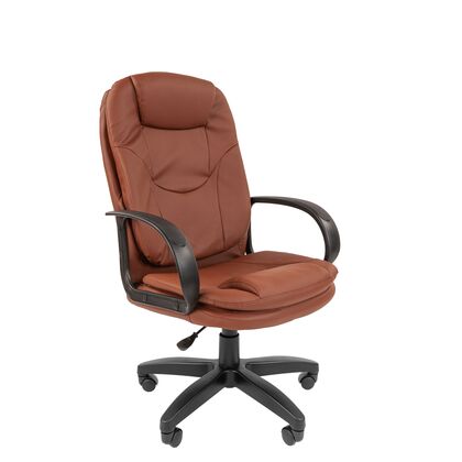 Офисное кресло СТАНДАРТ СТ-68 510х490х1085/1180, Основной цвет: Коричневый, Ширина: 510, Диаметр крестовины мм (Мягкие кресла): 640, Высота: 1085, Глубина: 490, Материал: Экокожа, Пятилучье форма: пластиковая, Ролики: Диаметр штока 11 мм, покрытие – нейлон, Высота от пола до верхней части спинки, макс: 1180, Максимальная ширина: 510, Высота от пола до верхней части сиденья, мин: 470, Максимальная высота: 1180, Материал подлокотников: Пластиковые, Вес: 11,2, Механизм: регулировка кресла по высоте, Гарантия: 1 год, Максимальная нагрузка: до 120 кг, Бренд: ТАЙПИТ-МК ООО, Высота спинки: 670, Высота от пола до верхней части спинки мин (Мягкие кресла): 1085, Высота от пола до верхней части сиденья макс (Мягкие кресла): 565, Ширина между подлокотниками мин (Мягкие кресла): 510, Ширина между подлокотниками макс (Мягкие кресла): 510, Высота от пола до верхнего края подлокотника мин (Мягкие кресла): 655, Высота от пола до верхнего края подлокотника макс (Мягкие кресла): 750, Ширина по внешнему краю подлокотников мин мм (Мягкие кресла): 640, Ширина по внешнему краю подлокотников макс (Мягкие кресла): 640, Объем: 0,157, Артикул для сайта: 7069917post-test