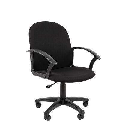 Офисное кресло СТАНДАРТ СТ-81 480х480х930/1030, Основной цвет: Чёрный, Ширина: 480, Диаметр крестовины мм (Мягкие кресла): 600, Высота: 930, Глубина: 480, Материал: Ткань серии Т, Пятилучье форма: пластиковая, Ролики: Диаметр штока 11 мм, покрытие – нейлон, Высота от пола до верхней части спинки, макс: 1030, Максимальная ширина: 480, Высота от пола до верхней части сиденья, мин: 430, Максимальная высота: 1030, Материал подлокотников: Пластиковые, Вес: 8,8, Механизм: регулировка кресла по высоте, Гарантия: 1 год, Максимальная нагрузка: до 100 кг, Бренд: ТАЙПИТ-МК ООО, Высота спинки: 530, Высота от пола до верхней части спинки мин (Мягкие кресла): 930, Высота от пола до верхней части сиденья макс (Мягкие кресла): 530, Ширина между подлокотниками мин (Мягкие кресла): 480, Ширина между подлокотниками макс (Мягкие кресла): 480, Высота от пола до верхнего края подлокотника мин (Мягкие кресла): 650, Высота от пола до верхнего края подлокотника макс (Мягкие кресла): 750, Ширина по внешнему краю подлокотников мин мм (Мягкие кресла): 625, Ширина по внешнему краю подлокотников макс (Мягкие кресла): 625, Объем: 0,104, Артикул для сайта: 7150878post-test