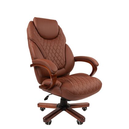 Офисное кресло ЧАИРМАН 406/CHAIRMAN 406 550х510х1185/1245, Основной цвет: Коричневый, Ширина: 550, Диаметр крестовины мм (Мягкие кресла): 700, Высота: 1185, Глубина: 510, Материал: Экокожа, Пятилучье форма: металлическая с деревянными накладками, Ролики: Стандарт BIFMA 5,1 (США), диаметр штока 11 мм, покрытие – полиуретан, Высота от пола до верхней части спинки, макс: 1245, Максимальная ширина: 550, Высота от пола до верхней части сиденья, мин: 470, Максимальная высота: 1245, Материал подлокотников: Деревянные с мягкими накладками, обитыми экокожей, Вес: 21,7, Механизм: с возможностью фиксации кресла в любом положении. Регулировка кресла по высоте, Гарантия: 2 года, Максимальная нагрузка: до 150 кг, Бренд: ТАЙПИТ-МК ООО, Высота спинки: 770, Высота от пола до верхней части спинки мин (Мягкие кресла): 1185, Высота от пола до верхней части сиденья макс (Мягкие кресла): 530, Ширина между подлокотниками мин (Мягкие кресла): 550, Ширина между подлокотниками макс (Мягкие кресла): 550, Высота от пола до верхнего края подлокотника мин (Мягкие кресла): 705, Высота от пола до верхнего края подлокотника макс (Мягкие кресла): 765, Ширина по внешнему краю подлокотников мин мм (Мягкие кресла): 705, Ширина по внешнему краю подлокотников макс (Мягкие кресла): 705, Объем: 0,265, Артикул для сайта: 7117086post-test