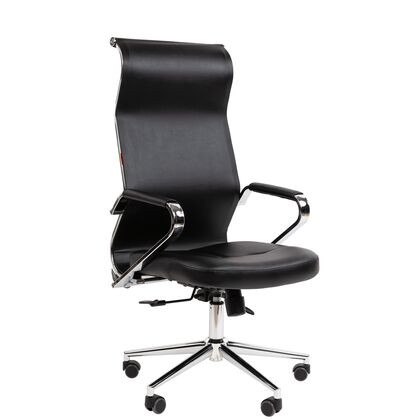 Офисное кресло ЧАИРМАН 702/CHAIRMAN 702 470х510х1185/1280, Основной цвет: Чёрный, Ширина: 470, Диаметр крестовины мм (Мягкие кресла): 700, Высота: 1185, Глубина: 510, Материал: Экокожа, Пятилучье форма: металлическая хромированная, Ролики: Стандарт BIFMA 5,1 (США), диаметр штока 11 мм, покрытие – полиуретан, Высота от пола до верхней части спинки, макс: 1280, Максимальная ширина: 470, Высота от пола до верхней части сиденья, мин: 480, Максимальная высота: 1280, Материал подлокотников: Металлические хромированные с накладками из экокожи, Вес: 18, Механизм: с синхронным отклонением сидения и спинки 1:3, с фиксацией кресла в любом положении. Регулировка кре, Гарантия: 2 года, Максимальная нагрузка: до 120 кг, Бренд: ТАЙПИТ-МК ООО, Высота спинки: 730, Высота от пола до верхней части спинки мин (Мягкие кресла): 1185, Высота от пола до верхней части сиденья макс (Мягкие кресла): 575, Ширина между подлокотниками мин (Мягкие кресла): 470, Ширина между подлокотниками макс (Мягкие кресла): 470, Высота от пола до верхнего края подлокотника мин (Мягкие кресла): 680, Высота от пола до верхнего края подлокотника макс (Мягкие кресла): 775, Ширина по внешнему краю подлокотников мин мм (Мягкие кресла): 570, Ширина по внешнему краю подлокотников макс (Мягкие кресла): 570, Объем: 0,182, Артикул для сайта: 7171917post-test