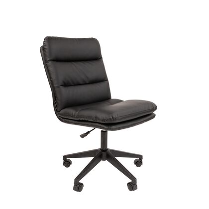 Офисное кресло ЧАИРМАН 919/CHAIRMAN 919 510х450х960/1055, Глубина: 450, Материал: Экокожа, Максимальная ширина: 510, Высота от пола до верхней части сиденья, мин: 525, Максимальная высота: 1055, Материал подлокотников: нет, Механизм: регулировка кресла по высоте, Пятилучье форма: пластиковая, Вес: 10,7, Объем: 0,26, Ролики: стандарт BIFMA 5,1 (США), диаметр штока 11 мм, покрытие – нейлон, Высота от пола до верхней части спинки, макс: 1055, Максимальная нагрузка: до 120 кг, Высота спинки: 480, Высота от пола до верхней части спинки мин (Мягкие кресла): 960, Высота от пола до верхней части сиденья макс (Мягкие кресла): 620, Ширина между подлокотниками мин (Мягкие кресла): 510, Основной цвет: Чёрный, Ширина: 510, Гарантия: 2 года, Бренд: ТАЙПИТ-МК ООО, Артикул для сайта: 7107520, Ширина между подлокотниками макс (Мягкие кресла): 510, Диаметр крестовины мм (Мягкие кресла): 650, Высота: 960post-test