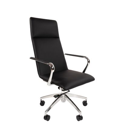 Офисное кресло ЧАИРМАН 980/CHAIRMAN 980 515х450х1135/1195, Основной цвет: Чёрный, Ширина: 515, Диаметр крестовины мм (Мягкие кресла): 640, Высота: 1135, Глубина: 450, Материал: Экокожа, Пятилучье форма: алюминиевая, Ролики: стандарт BIFMA 5,1 (США), диаметр штока 11 мм, покрытие – нейлон, Высота от пола до верхней части спинки, макс: 1195, Максимальная ширина: 515, Высота от пола до верхней части сиденья, мин: 470, Максимальная высота: 1195, Материал подлокотников: Металлические хромированные с пластиковыми накладками, Вес: 16,2, Механизм: топ-ган с возможностью фиксации кресла в рабочем положении и регулировкой под вес пользователя. Регу, Гарантия: 2 года, Максимальная нагрузка: до 120 кг, Бренд: ТАЙПИТ-МК ООО, Высота спинки: 705, Высота от пола до верхней части спинки мин (Мягкие кресла): 1135, Высота от пола до верхней части сиденья макс (Мягкие кресла): 530, Ширина между подлокотниками мин (Мягкие кресла): 515, Ширина между подлокотниками макс (Мягкие кресла): 515, Высота от пола до верхнего края подлокотника мин (Мягкие кресла): 655, Высота от пола до верхнего края подлокотника макс (Мягкие кресла): 715, Ширина по внешнему краю подлокотников мин мм (Мягкие кресла): 600, Ширина по внешнему краю подлокотников макс (Мягкие кресла): 600, Объем: 0,24, Артикул для сайта: 7066658post-test