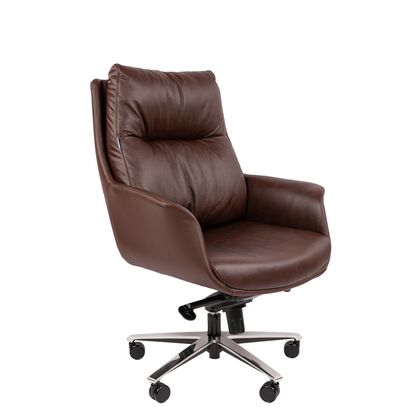 Офисное кресло ЧАИРМАН 523М/CHAIRMAN 523М 500х460х1080/1140, Основной цвет: Коричневый, Ширина: 500, Диаметр крестовины мм (Мягкие кресла): 700, Высота: 1080, Глубина: 460, Материал: Натуральная кожа/экокожа, Пятилучье форма: алюминиевая полированная/окрашенная, Ролики: стандарт BIFMA 5,1 (США), диаметр штока 11 мм, покрытие – нейлон, Высота от пола до верхней части спинки, макс: 1140, Максимальная ширина: 500, Высота от пола до верхней части сиденья, мин: 480, Максимальная высота: 1140, Материал подлокотников: Деревянные с мягким наполнением обитые натуральной кожей/экокожей, Вес: 22,8, Механизм: повышенной комфортности с возможностью фиксации кресла в нескольких положениях. Регулировка кресла п, Гарантия: 2 года, Максимальная нагрузка: до 150 кг, Бренд: ТАЙПИТ-МК ООО, Высота спинки: 580, Высота от пола до верхней части спинки мин (Мягкие кресла): 1080, Высота от пола до верхней части сиденья макс (Мягкие кресла): 540, Ширина между подлокотниками мин (Мягкие кресла): 500, Ширина между подлокотниками макс (Мягкие кресла): 500, Высота от пола до верхнего края подлокотника мин (Мягкие кресла): 680, Высота от пола до верхнего края подлокотника макс (Мягкие кресла): 740, Ширина по внешнему краю подлокотников мин мм (Мягкие кресла): 730, Ширина по внешнему краю подлокотников макс (Мягкие кресла): 730, Объем: 0,471, Артикул для сайта: 7220183post-test