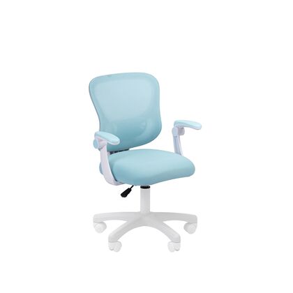 Кресло детское компьютерное ЧАИРМАН СН106/CHAIRMAN CH106 440х390х820/920, Основной цвет: Голубой, Ширина: 440, Диаметр крестовины мм (Мягкие кресла): 560, Высота: 820, Глубина: 390, Материал: сетчатая ткань, Пятилучье форма: пластиковая, Ролики: стандарт BIFMA 5,1 (США), диаметр штока 11 мм, покрытие – нейлон, Высота от пола до верхней части спинки, макс: 920, Максимальная ширина: 440, Высота от пола до верхней части сиденья, мин: 415, Максимальная высота: 920, Материал подлокотников: Пластиковые регулируемые, c декоративными пластиковыми элементами и пластиковыми накладками, Вес: 7, Механизм: регулировка кресла по высоте, Гарантия: 1 год, Максимальная нагрузка: до 100 кг, Бренд: ТАЙПИТ-МК ООО, Высота спинки: 400, Высота от пола до верхней части спинки мин (Мягкие кресла): 820, Высота от пола до верхней части сиденья макс (Мягкие кресла): 515, Ширина между подлокотниками мин (Мягкие кресла): 440, Ширина между подлокотниками макс (Мягкие кресла): 440, Высота от пола до верхнего края подлокотника мин (Мягкие кресла): 580, Высота от пола до верхнего края подлокотника макс (Мягкие кресла): 680, Ширина по внешнему краю подлокотников мин мм (Мягкие кресла): 570, Ширина по внешнему краю подлокотников макс (Мягкие кресла): 570, Объем: 0,079, Артикул для сайта: 7187527post-test