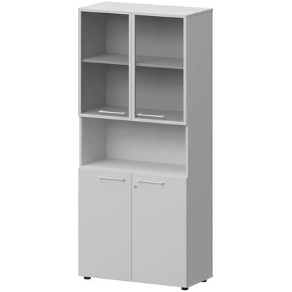 Кортез Шкаф высокий полузакрытый со стеклом в алюминиевой раме 792x382x1990, Основной цвет: Белый Бриллиант, Ширина: 792, Высота: 1990, Глубина: 382, Наличие центрального замка: Нет, Вес: 48,04, Страна производитель: Россия, Объем: 0,08, Бренд: ПТ ООО, Артикул для сайта: СМШ58.28F.28RS(Б)post-test