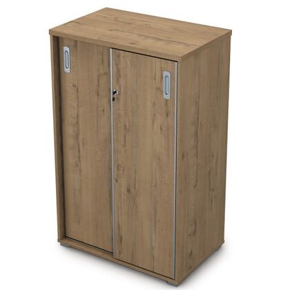 Шкаф-купе средний, Основной цвет: Тиковое дерево, Ширина: 706, Высота: 1150, Глубина: 450, Артикул: 9ШКЗ.011post-test