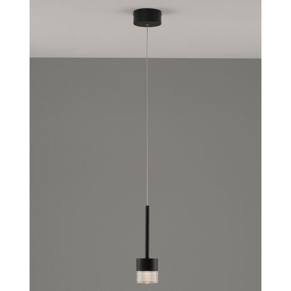 Светильник подвесной светодиодный Модерли В10851-ПЛ Селф (Moderli V10851-PL Self), Основной цвет: Чёрный, Ширина: 100, Количество ламп: 1, Высота: 1710, Глубина: 10, Каркас: Металл, Вес: 0,5, Объем: 0,12post-test
