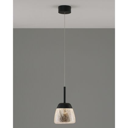 Светильник подвесной светодиодный Модерли В10875-ПЛ Айр (Moderli V10875-PL Eir), Основной цвет: Чёрный, Ширина: 100, Высота: 1720, Глубина: 10, Вес: 1,2, Объем: 0,12post-test