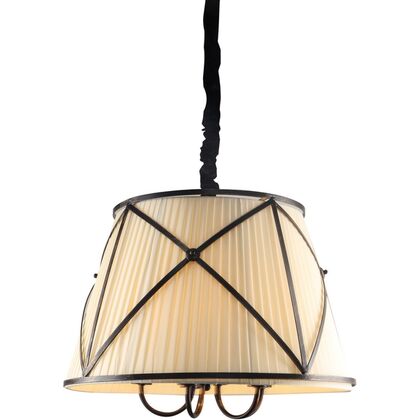 Светильник подвесной Модерли В1260-5П Бierta 5 (Moderli V1260-5P Berta 5)*И14 (E14)*60W, Количество ламп: 5, Основной цвет: Бежевый, Ширина: 530, Высота: 1100, Глубина: 53, Материал: Ткань, Каркас: Металл, Вес: 3,5, Объем: 0,12post-test