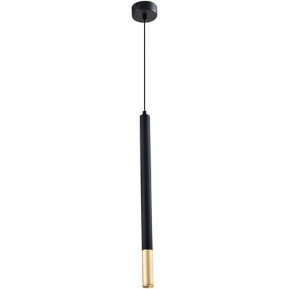 Светодиодный подвесной светильник Модерли В2340-ПЛ Шумер Лед (Moderli V2340-PL Shumer LED)*3W, Количество ламп: 1, Основной цвет: Чёрный, Ширина: 30, Высота: 1000, Глубина: 20, Материал: алюминий, Каркас: Алюминий, Вес: 0,4, Объем: 0,12post-test