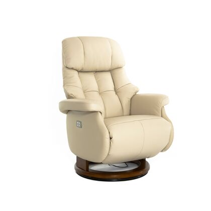 Кресло электро-реклайнер Фальто Релакс Люкс Электо S16099РВБ (Falto Relax Lux Electro S16099RWB), Основной цвет: Слоновая кость, Ширина: 860, Высота: 680, Глубина: 710, Каркас: Дерево, Вес: 40, Материал спинки: натуральная кожа, Рекомендованная максимальная нагрузка: 180post-test