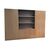 Фостер (FOSTER)  Шкаф для документов ФТ9040В (FT9040W)  (левая часть композиции), Основной цвет: ТА21А (TA21A)  Серый, Ширина: 900, Высота: 2200, Глубина: 400, Объем: 0,76post-test