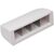 Пластиковый настольный блок на 4 розетки, Основной цвет: Белый, Артикул: 134205 БК (134205 BK)post-test