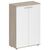 Шкаф средний широкий 2-х дв. 800x400x1200 SG.813.OL.WH Дуб светлый, Цвет фасадов: Белый, Основной цвет: Дуб светлый, Задняя стенка: ЛДСП, Ширина: 800, Высота: 1200, Глубина: 400, Артикул: SG.813.OL.WHpost-test