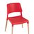 Стул Бистро (BISTRO) 540x525x785 8086 РЕД (8086 RED) Красный, Основной цвет: Красный, Материал основания: Массив дерева, Ширина: 540, Высота: 785, Глубина: 525, Материал: Пластик, Вес: 3, Артикул: 8086 РЕД (8086 RED), изображение 4post-test