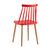 Стул Морган 420x470x800 Й820 ред (Y820 red) Красный, Основной цвет: Красный, Ширина: 420, Материал основания: Металл, Высота: 800, Глубина: 470, Материал: Пластик, Каркас: Металл, Вес: 4, Цвет опоры: Коричневый, Материал сиденья: пластик, Цвет сиденья: Красный, Артикул: Й820 ред (Y820 red), изображение 5post-test