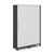 Гардероб-купе Кобор ХГ-120 (Kobor HG-120)/40/M, Основной цвет: белый премиум В1000 СТ9 (W1000 ST9)/черный муар РАЛ9005 (RAL9005), Ширина: 1200, Высота: 1900, Глубина: 400, Вес: 58, Объем: 0,912, Артикул: 221154post-test