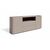 Греденция (низкий шкаф), Основной цвет: Шпон Серебряная жемчужина ТА21 (TA21), Ширина: 1956, Высота: 800, Глубина: 400, Артикул: КсСК1908ТК2 (XSK1908TC2)post-test
