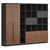 Шкаф гардероб, 3200х474х2400, Основной цвет: W-15A/W-24B/W-29B/W-30B/W-32B/W-33B+E-11/S-30, Ширина: 3200, Высота: 2400, Глубина: 474post-test