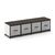 Концепт Шкаф 4 узкие секции 1 ниша 1668x420x450, Основной цвет: Дуб Мали/Белый Бриллиант/Металл Черный/сатин, Ширина: 1668, Высота: 450, Глубина: 420, Максимальная ширина: 1668, Максимальная глубина: 420, Максимальная высота: 450, Объем: 0,088, Бренд: РИВА ОООpost-test