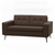 Диван 2-х местный БОРУС 1460x820x870 М-86/2 Fiji Brown, Основной цвет: Fiji Brown, Ширина: 1460, Высота: 870, Глубина: 820, Материал: Искусственная кожа, Вес: 40, Объем: 1,04, Артикул для сайта: М-86/2post-test