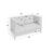 Бенто Диван двухместный 1560x820x850 BNT-02 Merino 002/Массив Дуба, Основной цвет: Merino 002/Массив Дуба, Ширина: 1560, Высота: 850, Глубина: 820, Максимальная ширина: 1560, Максимальная глубина: 820, Максимальная высота: 850, Вес: 66,5, Объем: 1,09, Бренд: РИВА ООО, Артикул для сайта: BNT-02, изображение 2post-test