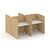 Бэлл Комплект №7 1614x1800x1200 KCB.K-007 Белый Бриллиант/Тиквуд Светлый, Основной цвет: Белый Бриллиант/Тиквуд Светлый, Ширина: 1614, Высота: 1200, Глубина: 1800, Максимальная ширина: 1614, Максимальная глубина: 1800, Максимальная высота: 1200, Объем: 0,157, Бренд: РИВА ООО, Артикул для сайта: KCB.K-007, изображение 2post-test