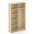 Стайл Проджект Шкаф-купе комбинированный 1200x400x1982 SN.SHK.E-002 Акация Лорка/Белый/Черный Ручки, Основной цвет: Акация Лорка/Белый/Черный Ручки, Ширина: 1200, Высота: 1982, Глубина: 400, Максимальная ширина: 1200, Максимальная глубина: 400, Максимальная высота: 1982, Объем: 0,138, Бренд: РИВА ООО, Артикул для сайта: SN.SHK.E-002, изображение 2post-test