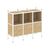 Лофт Прямой стеллаж 1278x446x1047 VR.L-07 Тиквуд Светлый/Металл белый, Основной цвет: Тиквуд Светлый/Металл белый, Ширина: 1278, Высота: 1047, Глубина: 446, Максимальная ширина: 1278, Максимальная глубина: 446, Максимальная высота: 1047, Объем: 0,218, Бренд: РИВА ООО, Артикул для сайта: VR.L-07post-test