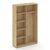 Стайл Проджект Шкаф-купе комбинированный 1200x400x1982 SN.SHK.E-002 Тиквуд Светлый/Черный Ручки, Основной цвет: Тиквуд Светлый/Черный Ручки, Ширина: 1200, Высота: 1982, Глубина: 400, Максимальная ширина: 1200, Максимальная глубина: 400, Максимальная высота: 1982, Объем: 0,138, Бренд: РИВА ООО, Артикул для сайта: SN.SHK.E-002, изображение 2post-test