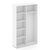 Стайл Проджект Шкаф-купе комбинированный 1200x400x1982 SN.SHK.E-002 Белый/Белый/Дуб Наварра/Черный Ручки, Основной цвет: Белый/Белый/Дуб Наварра/Черный Ручки, Ширина: 1200, Высота: 1982, Глубина: 400, Максимальная ширина: 1200, Максимальная глубина: 400, Максимальная высота: 1982, Объем: 0,138, Бренд: РИВА ООО, Артикул для сайта: SN.SHK.E-002, изображение 2post-test