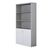 УНИ/UNI Шкаф открытый 90x42xh207 HM38303 /1.H БЕЛЫЙ/СЕРЫЙ АЛЮМ, Основной цвет: БЕЛЫЙ/СЕРЫЙ АЛЮМ, Ширина: 90, Высота: 207, Глубина: 42, Максимальная ширина: 90, Максимальная глубина: 42, Максимальная высота: 207, Вес: 74,9, Объем: 0,148, Бренд: ЦЕНТРЭКСИМ ООО, Артикул для сайта: HM38303 /1.H, изображение 2post-test