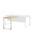 ЭКЗЕ/EXE Приставка 100x60xh76, Основной цвет: Дуб Светлый/Хром, Ширина: 100, Высота: 76, Глубина: 60, Максимальная ширина: 100, Максимальная глубина: 60, Максимальная высота: 76, Вес: 26, Объем: 0,06, Бренд: ЦЕНТРЭКСИМ ООО, Артикул для сайта: 101 401 OAK 07post-test