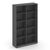 Стайл Проджект Шкаф-купе с полками 1200x400x1982 SN.SHK.E-001 Антрацит NEW/Вяз Благородный/Черный Ручки, Основной цвет: Антрацит NEW/Вяз Благородный/Черный Ручки, Ширина: 1200, Высота: 1982, Глубина: 400, Максимальная ширина: 1200, Максимальная глубина: 400, Максимальная высота: 1982, Объем: 0,15, Бренд: РИВА ООО, Артикул для сайта: SN.SHK.E-001, изображение 2post-test