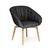 АЛМА Д МЯГК/ALMA W SOFT Кресло посетителя на деревянной опоре 63x63xh84 ALMA SOFT L3 oak Dakota black Черный/кожа, Основной цвет: Черный/кожа, Ширина: 63, Высота: 84, Глубина: 63, Максимальная ширина: 63, Максимальная глубина: 63, Максимальная высота: 84, Вес: 12, Объем: 0,56, Бренд: ЦЕНТРЭКСИМ ООО, Артикул для сайта: ALMA SOFT L3 oak Dakota black, изображение 2post-test